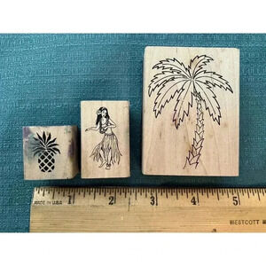 Rubber Stamps Hawaii Tropical